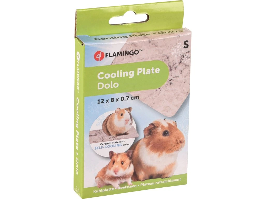 Flamingo Cooling Bed Neve voor Knaagdieren – Zelfkoelend Ligbed 13.8 x 10.2 x 1.6 cm