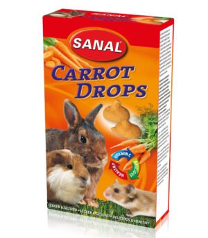 Sanal Knaagdier Carrot Drops 45 gram