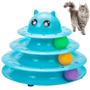 Interactieve toren van 3 ballen voor Katten
