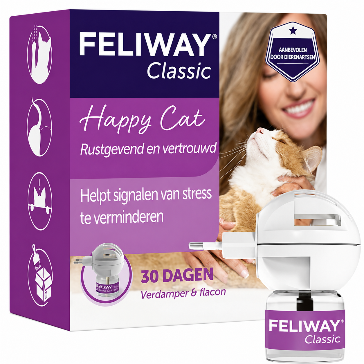 Feliway Classic Starterset Verdamper + Navulling 48 ml