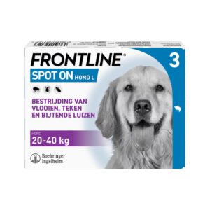 Frontline Spot-On Hond L - 2.68 ml - 3 Pipetten - 20-40 Kg