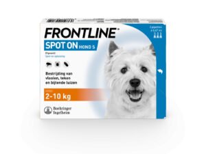 Frontline Spot-On Hond S - 3 Pipetten - 2-10KG