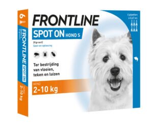Frontline Spot-On Hond S - 6 Pipetten - 2-10KG