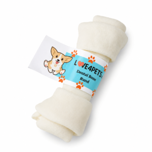 Love4Pets Dental Bone Rund – Kauwbot van 100% Runderhuid